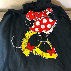 Disney Parks Minnie Mouse Hoodie with Ears SZ XXL